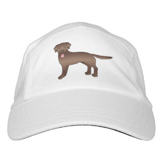 Chocolate Brown Labrador Retriever Cartoon Dog Hat