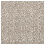 Chocolate Brown Leopard Print Fabric