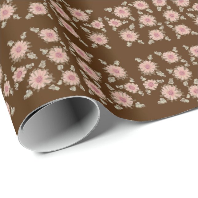 Chocolate Brown Paper Gift-wrap (Roll Corner)
