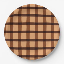 Chocolate Brown Plaid