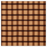 Chocolate Brown Plaid Pattern Fabric