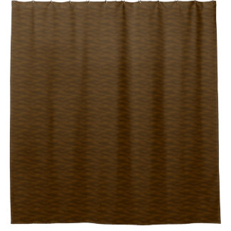 Chocolate Brown Water Shower Curtain