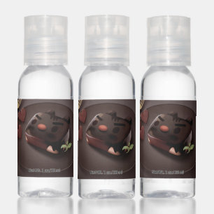 Chocolate Brownie Illustration Hand Sanitizer