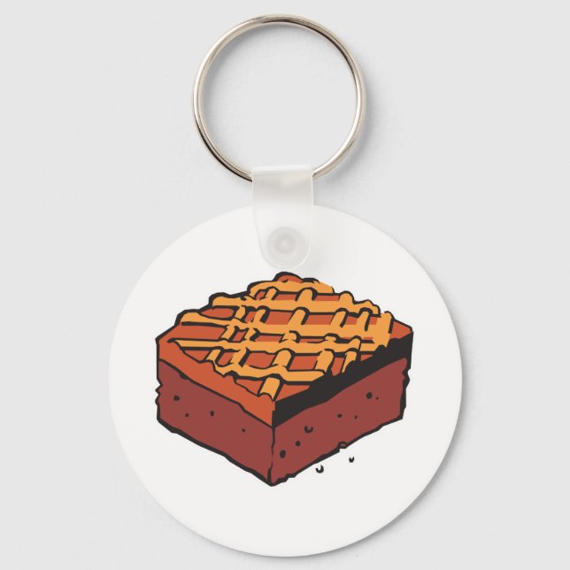 chocolate brownie keychain (Front)
