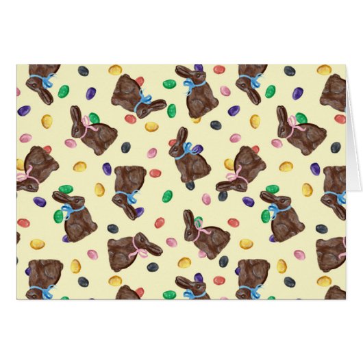 Chocolate Bunnies Cards (Front Horizontal)