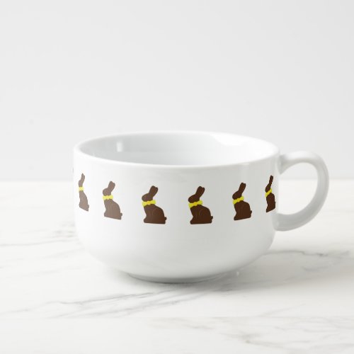 Chocolate Bunnies Soup Mug