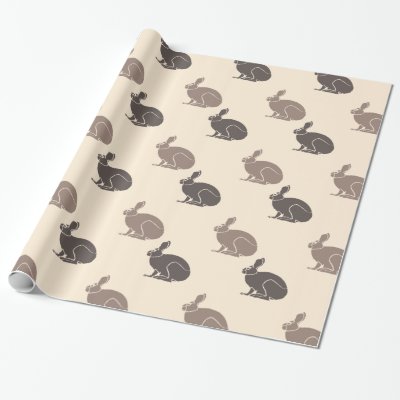 Chocolate Bunnies Wrapping Paper