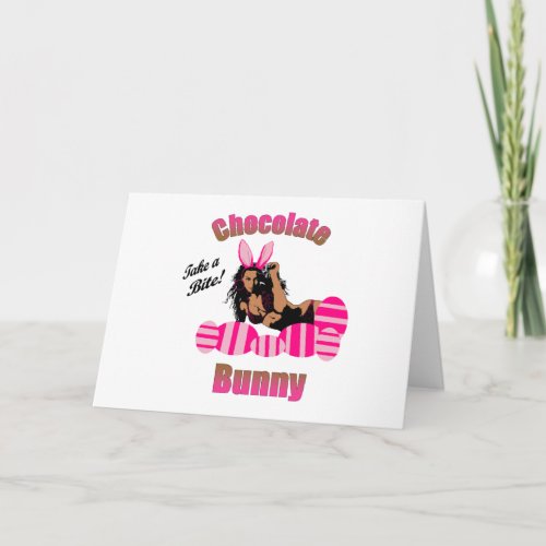 Chocolate Bunny Card