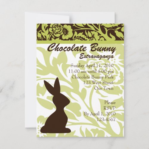 Chocolate Bunny Extravaganza! Personalized Invite
