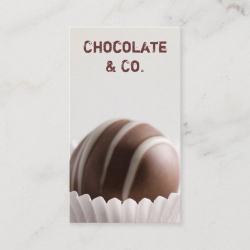 Chocolate Business Card Template