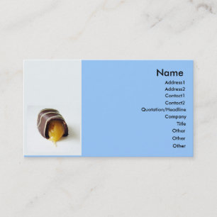 Chocolate Business Card