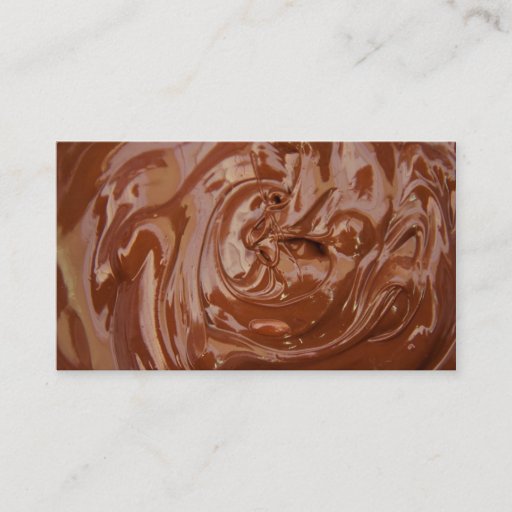 Customizable Chocolate Business Cards