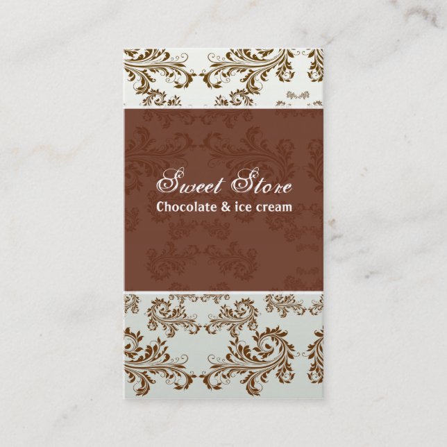Chocolate Business Cards (Front)