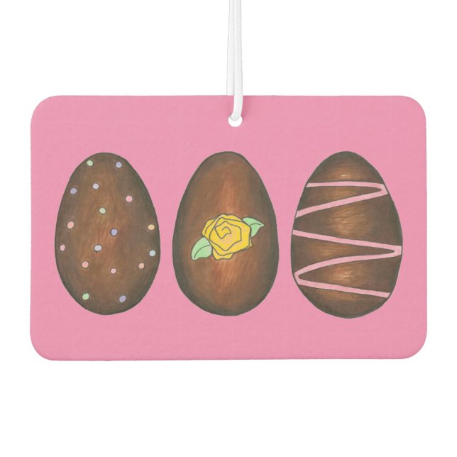 Chocolate Buttercream Easter Egg Candy Eggs Air Freshener (Front)