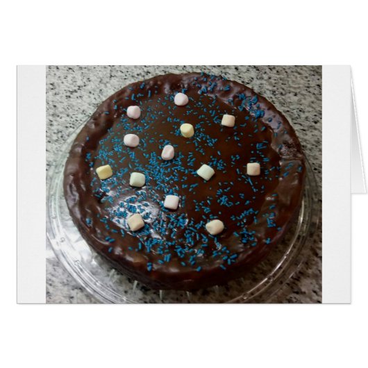 Chocolate cake cards (Front Horizontal)