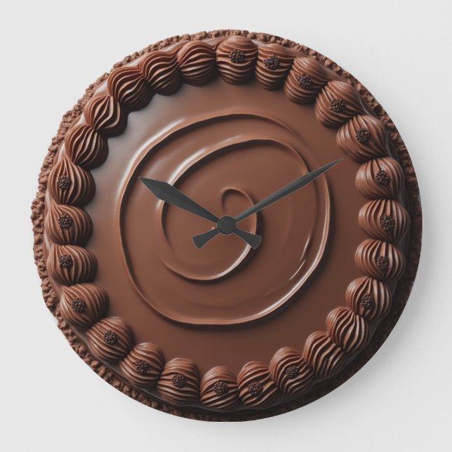 chocolate cake clock (Front)