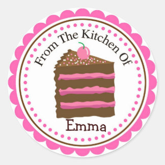 Chocolate Cake Kitchen Stickers