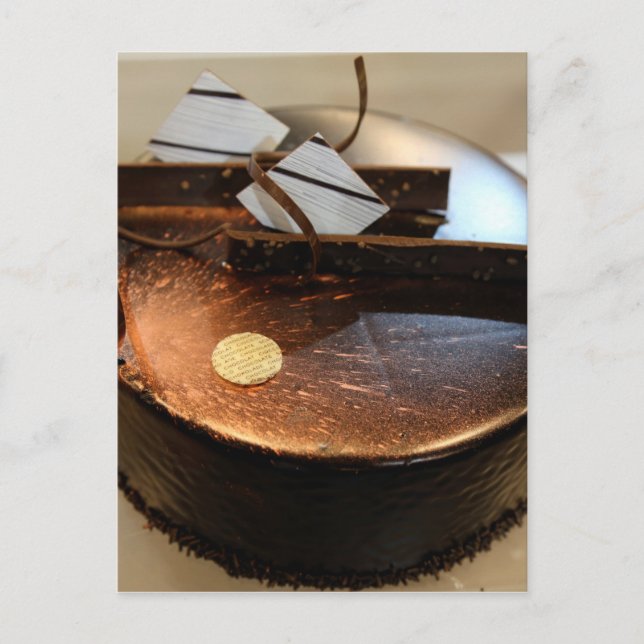 Chocolate cake postcard (Front)