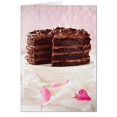 Chocolate cake, South Africa (Front)