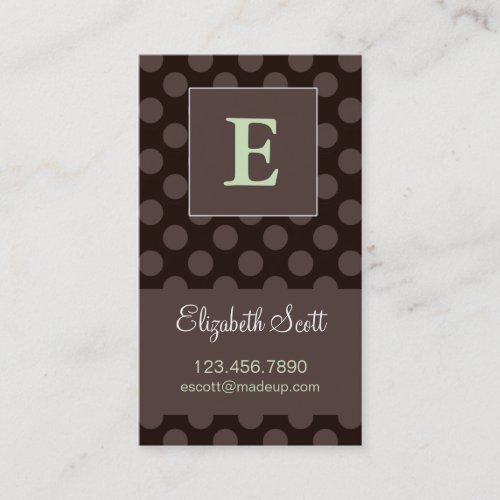 Chocolate Calling Card Business Cards