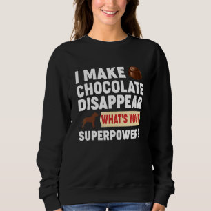 Chocolate  Candy Bar Baker Junk Food Diet Cook Lad Sweatshirt