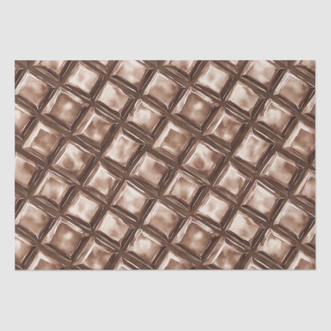 Chocolate Candy Bar Birthday Tissue Paper (Front)