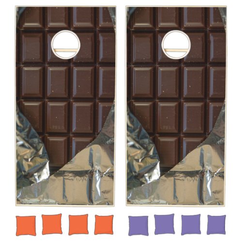 Chocolate Candy Bar Corn Hole Bean Bag Game