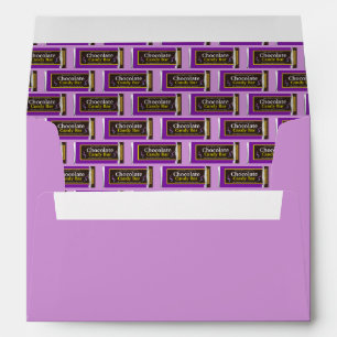 Chocolate Candy Bar Envelope