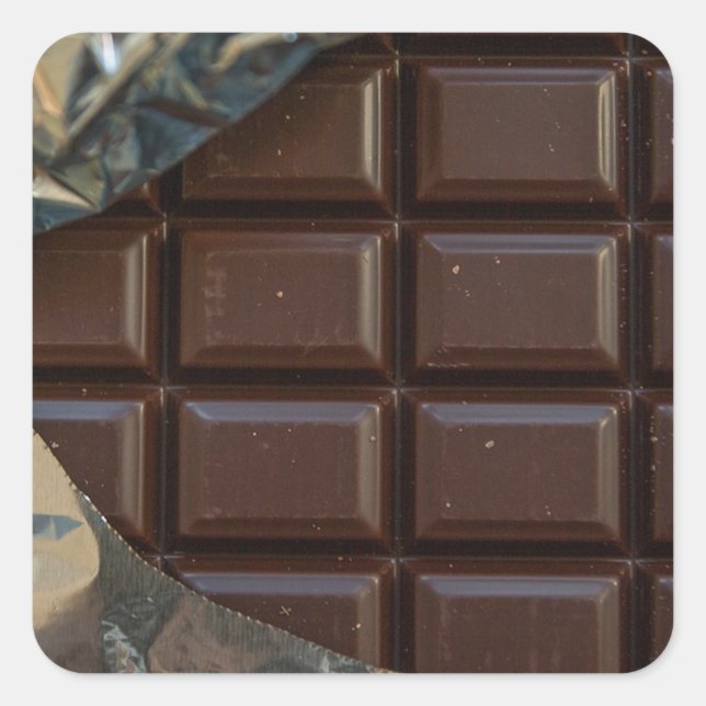 Chocolate Candy Bar Food Stickers (Front)