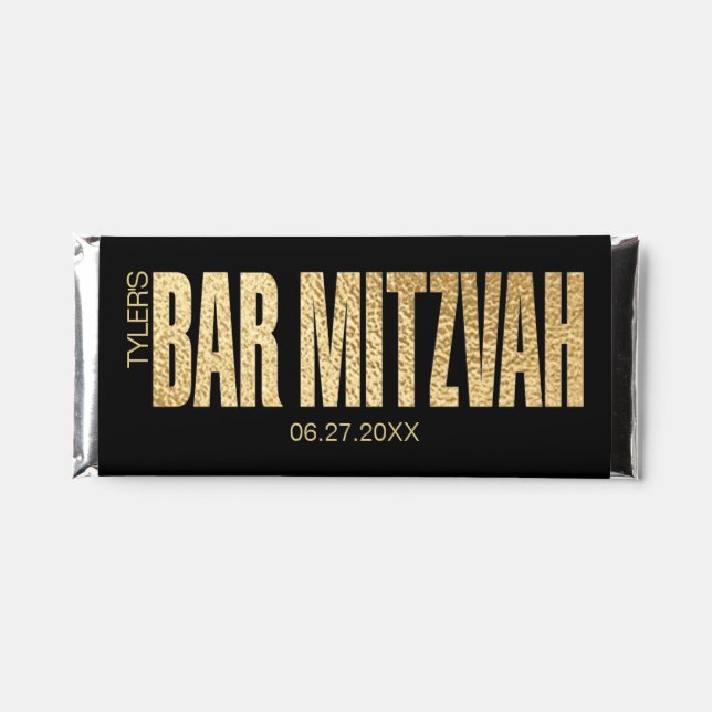 Chocolate Candy BAR MITZVAH Yad Torah Hershey Bar (Front)