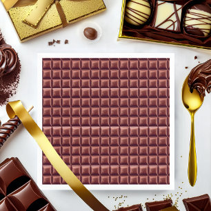 Chocolate Candy Bar Party Napkins