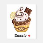 Chocolate Candy Bar Sprinkles | Cupcake Sticker (Sheet)