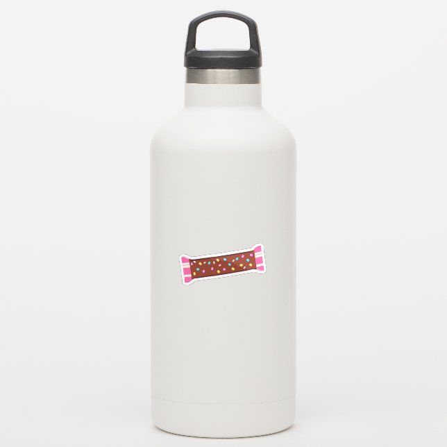 Chocolate Candy Bar Sticker (Waterbottle)