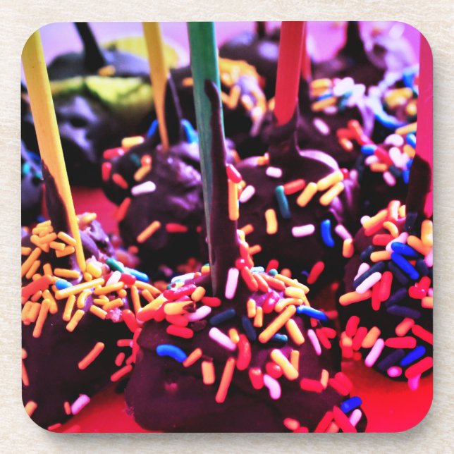 Chocolate Candy Beverage Coaster (Front)