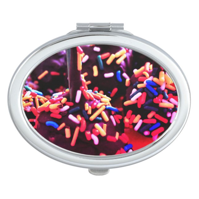 Chocolate Candy Compact Mirror (Front)