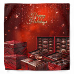 Chocolate Candy Holiday Bandana