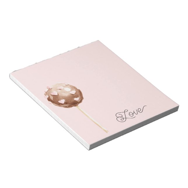 Chocolate Candy Love Notepad (Angled)