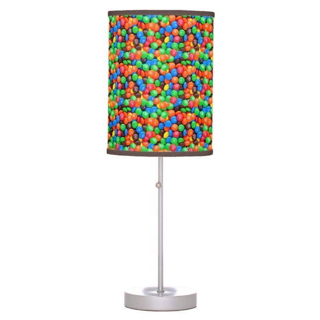 Chocolate candy M&Ms sweets Table Lamp (Front)