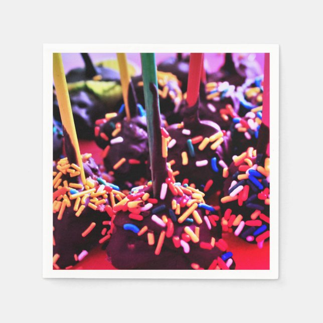 Chocolate Candy Napkins (Front)