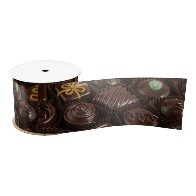 Chocolate Candy on Silk Ribbon (Spool)