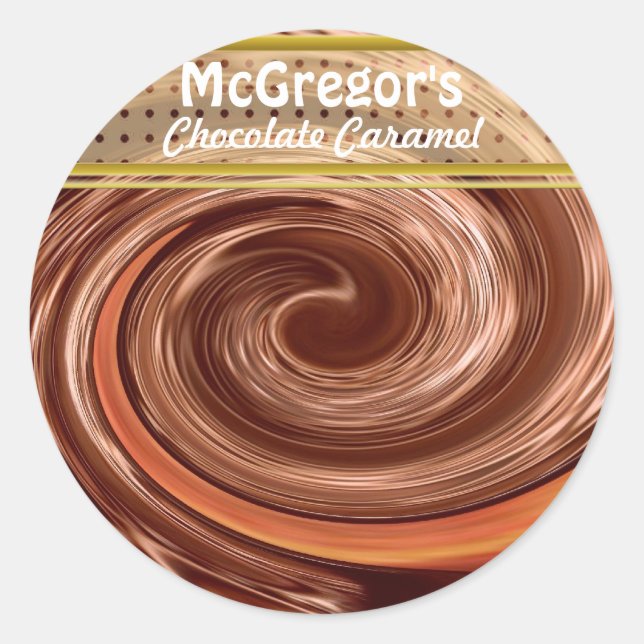 Chocolate Caramel label (Front)
