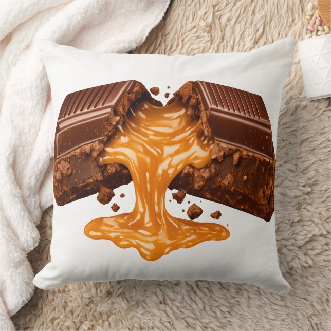 Chocolate Caramel Lover Pillow (Blanket)