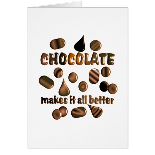 Chocolate Cards (Front)