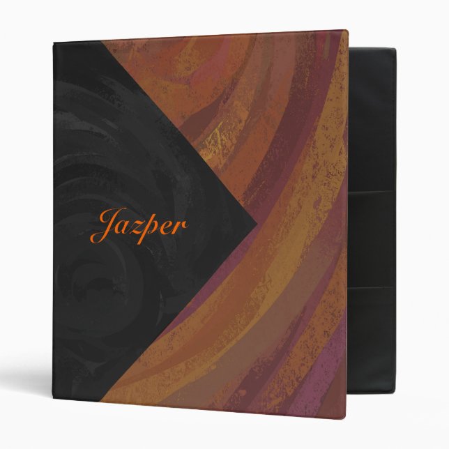 Chocolate Carmel Swirl Binder (Front/Inside)