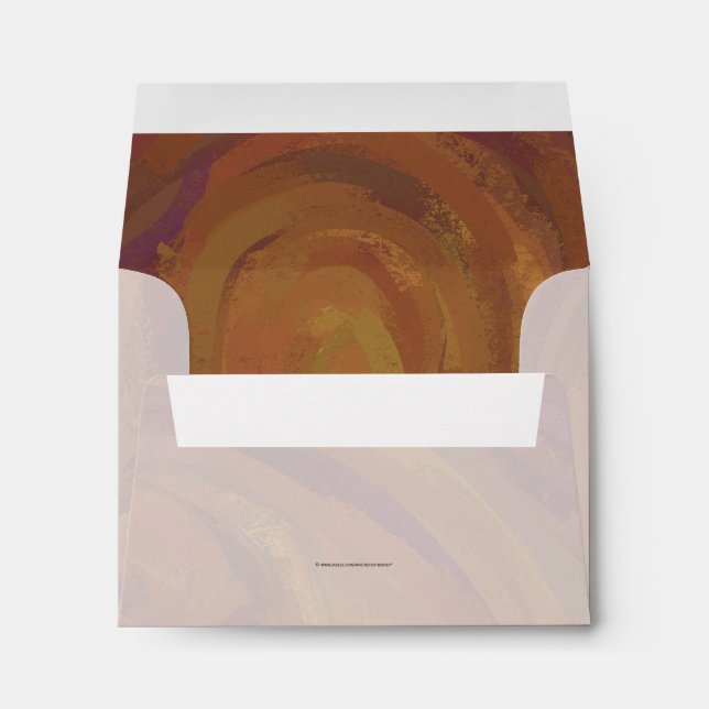 Chocolate Carmel Swirl Envelope (Back (Bottom))