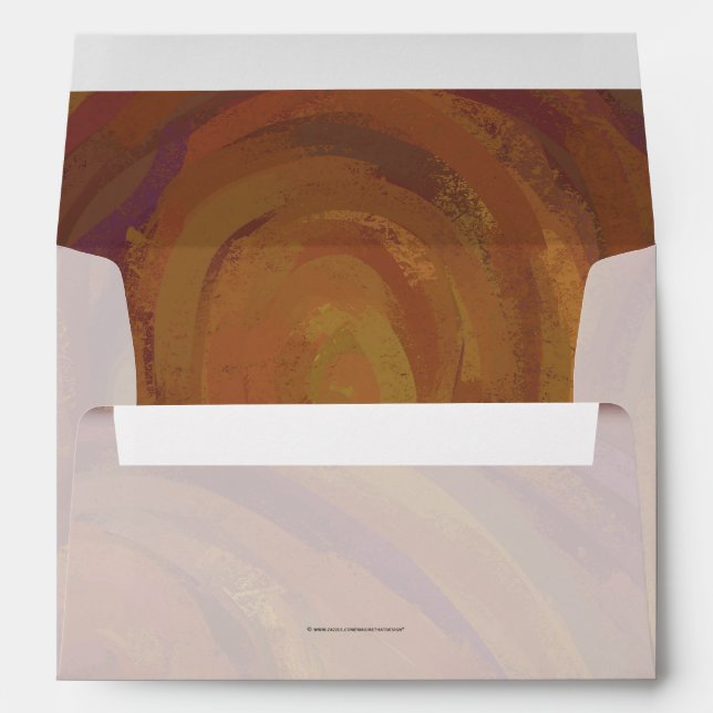 Chocolate Carmel Swirl Envelope (Back (Bottom))