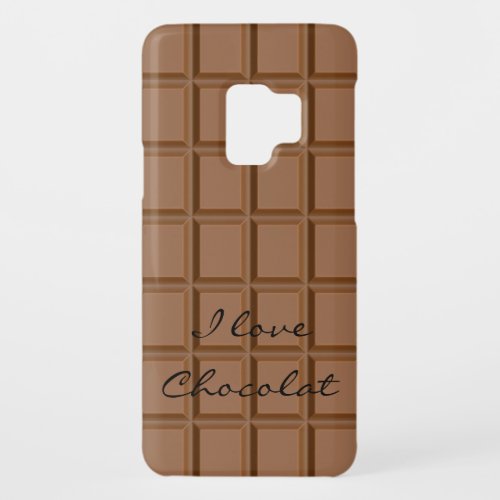 Chocolate Case for Samsung Galaxy S  custom Text