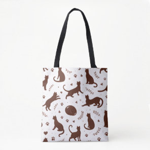 Chocolate Cats Tote Bag