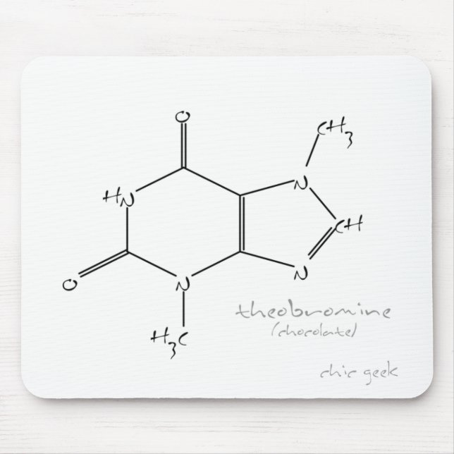 Chocolate chemistry mouse pad (Front)