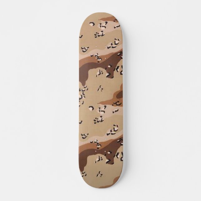 Chocolate Chip Camo Skateboard Pro Deck (Front)